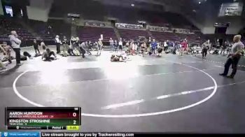 98 lbs Round 5 (10 Team) - Aaron Huntoon, Black Fox Wrestling Academy vs Kingston Stroshine, Team Utah