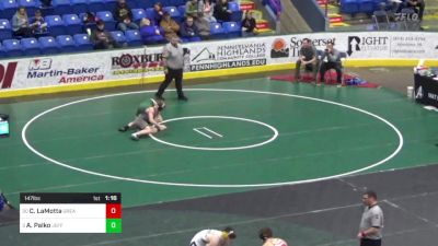 147 lbs Round Of 32 - Chase LaMotta, Great Valley vs Alek Palko, Jefferson Morgan