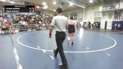 170 lbs Champ. Round 2 - Alyssa Guzman, Orange Vista vs Emma Estrada, Rancho Cucamonga