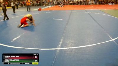 110 lbs Semifinal - Cooper Adams, Perham vs Jorge Sanchez, Austin