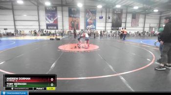 80 lbs Rd# 7- 10:45am Saturday Final Pool - Toby Bernash, PA Blue vs Andrew Dorman, PA White