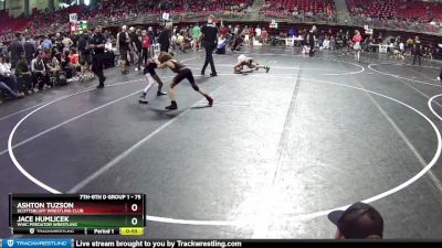 75 lbs Cons. Round 1 - Ashton Tuzson, Scottsbluff Wrestling Club vs Jace Humlicek, WWC Predator Wrestling