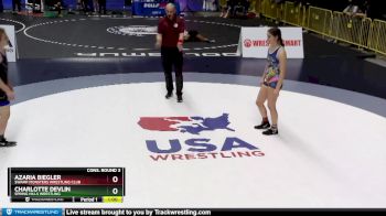 127 lbs Cons. Round 3 - Charlotte Devlin, Spring Hills Wrestling vs Azaria Biegler, Swamp Monsters Wrestling Club