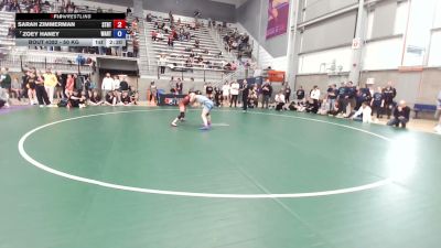 50 kg Cons. Rd Of 16 - Sarah Zimmerman, Storm RTC vs Zoey Haney, Warrior RTC