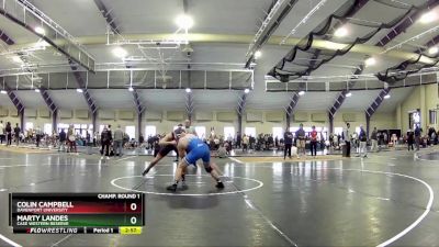 165 lbs Champ. Round 1 - Colin Campbell, Davenport University vs Marty Landes, Case Western Reserve