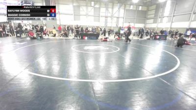 U17 Women - 53 lbs Champ. Round 4 - Raylynn Woods, NV vs Maggie Cornish, CA