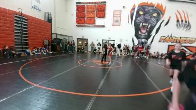 78-85 lbs Semifinal - Lily Lenon, Powell Middle School vs Oakley Pedraza, Worland Middle School