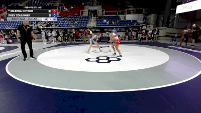 110 lbs Cons. Rd Of 32 - Mileena Notaro, NE vs Xoey Zollinger, ID
