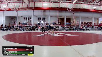 184 lbs 1st Place Match - Wills Bronson, John Carroll vs Blake Williams, Adrian