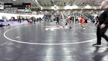 285 lbs Cons. Round 7 - Shane Mattson, Montana State-Northern vs Luke Cox, Georgetown (KY)