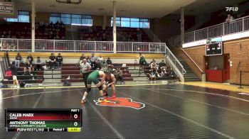 165 lbs Quarterfinal - Caleb Marx, Snow vs Anthony Thomas, Umpqua Community College