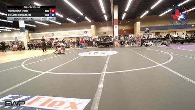 113 lbs Consi Of 8 #1 - Giovanni Dominguez, Finesse Wrestling Club vs Zachary Ortiz, Hill Country Wildcats Wrestling Club