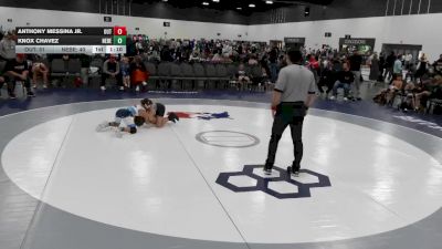 80 lbs Semis & 1st Wrestleback (8 Team) - Anthony Messina Jr., The Outsiders Wrestling Club vs Knox Chavez, Nebraska Elite