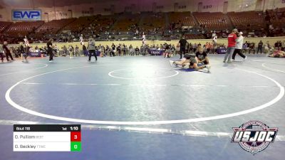 106 lbs Semifinal - Oliver Pulliam, Best Trained vs Dawson Beckley, Team Tulsa Wrestling Club