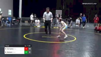 67 lbs Final - Bronco Campsey, Team Long Island vs Brady Watson, Kraken