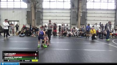 64 lbs Round 3 (6 Team) - Cam Dalbey, Terps Xpress vs Maverick Sanchez, So Cal Hammers