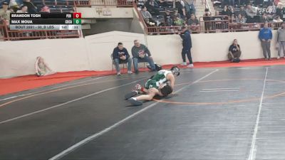 90_B lbs Consi Of 8 #2 - Brandon Tosh, Pen Argyl vs Max Moua, Cocalico