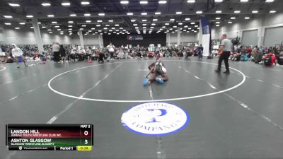 105 lbs Champ. Round 3 - Landon Hill, Juneau Youth Wrestling Club Inc. vs Ashton Glasgow, Glasgow Wrestling Academy