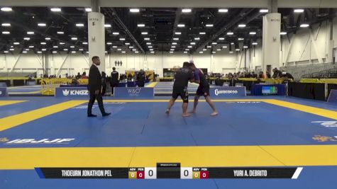 YURI A. DEBRITO vs THOEURN JONATHON PEL 2025 World IBJJF Jiu-Jitsu No-Gi Championship
