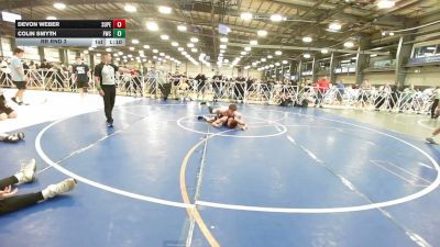 160 lbs Rr Rnd 3 - Devon Weber, Superior Elite - HSB vs Colin Smyth, Freakztyle Teal - HSB