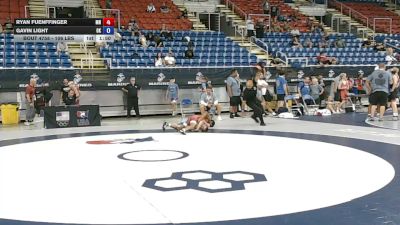 106 lbs Cons. Sub-rd Of 16 - Ryan Fuenffinger, Minnesota vs Gavin Light, Oklahoma