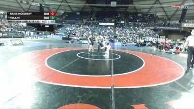 Girls 4A 140 lbs 1st Place Match - Saige McCleery, Sumner (Girls) vs Yula Vi, Kentwood (Girls)