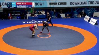 79 kg Qualif. - Zelimkhan Khadjiev, France vs Jordan Burroughs, United States