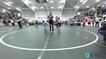 55 lbs Rr Rnd 1 - Pearce Griffin, Coalgate Wildcat Wrestling Club vs Hayes Young, Husky WC