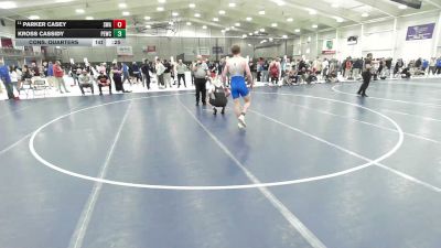 165 lbs Cons. Quarters - Parker Casey, Sebolt Wrestling Academy vs Kross Cassidy, Patriot Elite Wrestling Club