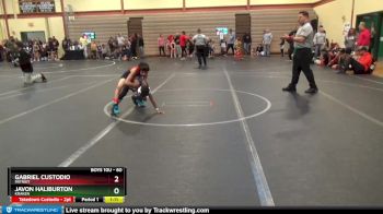 60 lbs Quarterfinal - Javon Haliburton, Kraken vs Gabriel Custodio, Patriot