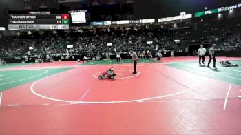 75 lbs Champ. Round 2 - Parker Stroh, NWW2 vs Jaxon Posey, TVY2