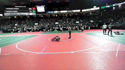 75 lbs Champ. Round 2 - Parker Stroh, NWW2 vs Jaxon Posey, TVY2