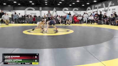 65 lbs Semis & 1st Wrestleback (8 Team) - Andrew Huffman, California Black vs Lucas Schuman, Team 922