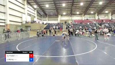 82 lbs Semifinal - Quade Probst, Wasatch Wrestling Club vs Judd Morby, Sanderson Wrestling Academy