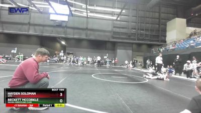 70 lbs Quarterfinal - Beckett McCorkle, Salina Wrestling Club vs Hayden Soloman, WTC