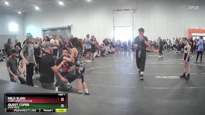 70 lbs Cons. Round 1 - Milo Sligh, Cobra Wrestling Club vs Quest Cofer, Hard Rock