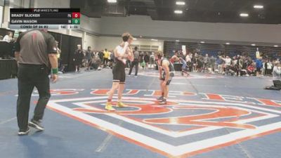 138 lbs Consi Of 64 #2 - Brady Slicker, PA vs Gavin Mason, IN