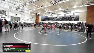 106 lbs Quarterfinal - Caydin Chan, San Clemente vs Carson Davies, St. John Bosco