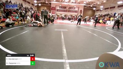 49 lbs Final - Everlee Henderson, Standfast vs Kanon Zappone, Barnsdall Youth Wrestling