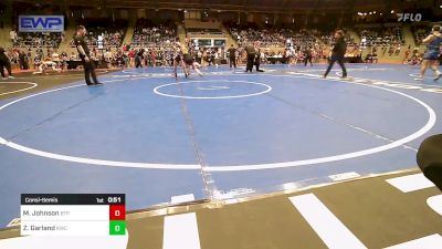 110 lbs Consolation - Mylee Johnson, Tulsa Blue T Panthers vs Zailyn Garland, Keystone Wrestling Club