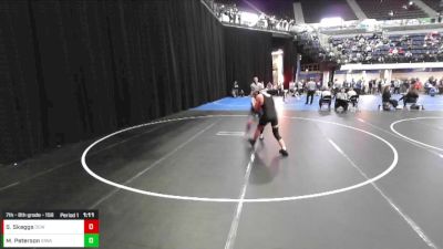 7th - 8th grade - 158 Quarters - Svend Skaggs, DC Elite Wrestling vs Max Peterson, Iowa