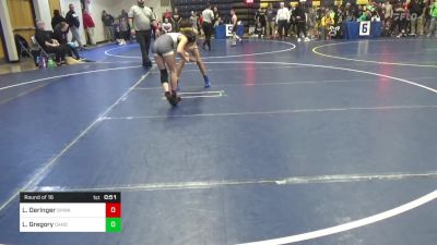 96 lbs Round Of 16 - Lennox Deringer, SHWA vs Larenzo Gregory, Canon-McMillan