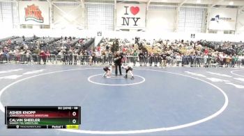 68 lbs Round 3 - Asher Knopp, Johnstown PeeWee Wrestling vs Calvin Sheeler, Shaker You Wrestling