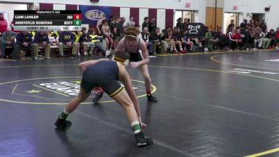 121 lbs Consy Rd Ii - Liam Lawler, Bishop McDevitt vs Aristotlis Bobotas, Montoursville Area