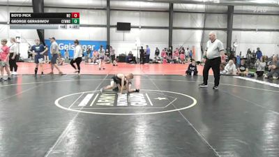 48 lbs Rr Rnd 8 - Boyd Pick, M2 Training Center - K8 vs George Gerasimov, CT Whale - K8