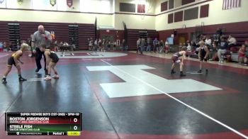 SPW-10 lbs Round 1 - Boston Jorgenson, Waverly Area Wrestling Club vs Steele Fish, Vinton Wrestling Club