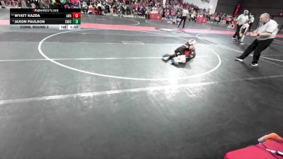 85 lbs Cons. Round 2 - Wyatt Kazda, Askren Wrestling Academy vs Jaxon Paulson, CrassTrained: Weigh In Club