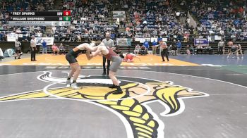 1 - 215 lbs Semifinal - Trey Sparks, George Wythe (Wytheville) vs William Shepherd, John I. Burton