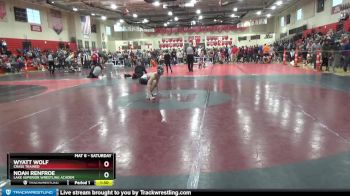 102 lbs Semifinal - Wyatt Wolf, Crass Trained vs Noah Renfroe, Lake Superior Wrestling Academ