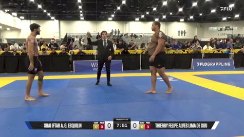 Thierry Felipe Alves Lima De Sou vs Shai Iftar A. G. Esquilin 2025 World IBJJF Jiu-Jitsu No-Gi Championship
